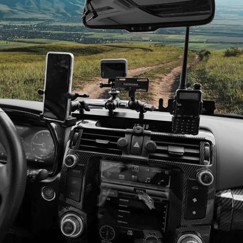 Interior Dash Center Console Dashboard Organizer Mount for Toyota 4Runner 5th Gen 2010-2024  (Not Fit RHD)