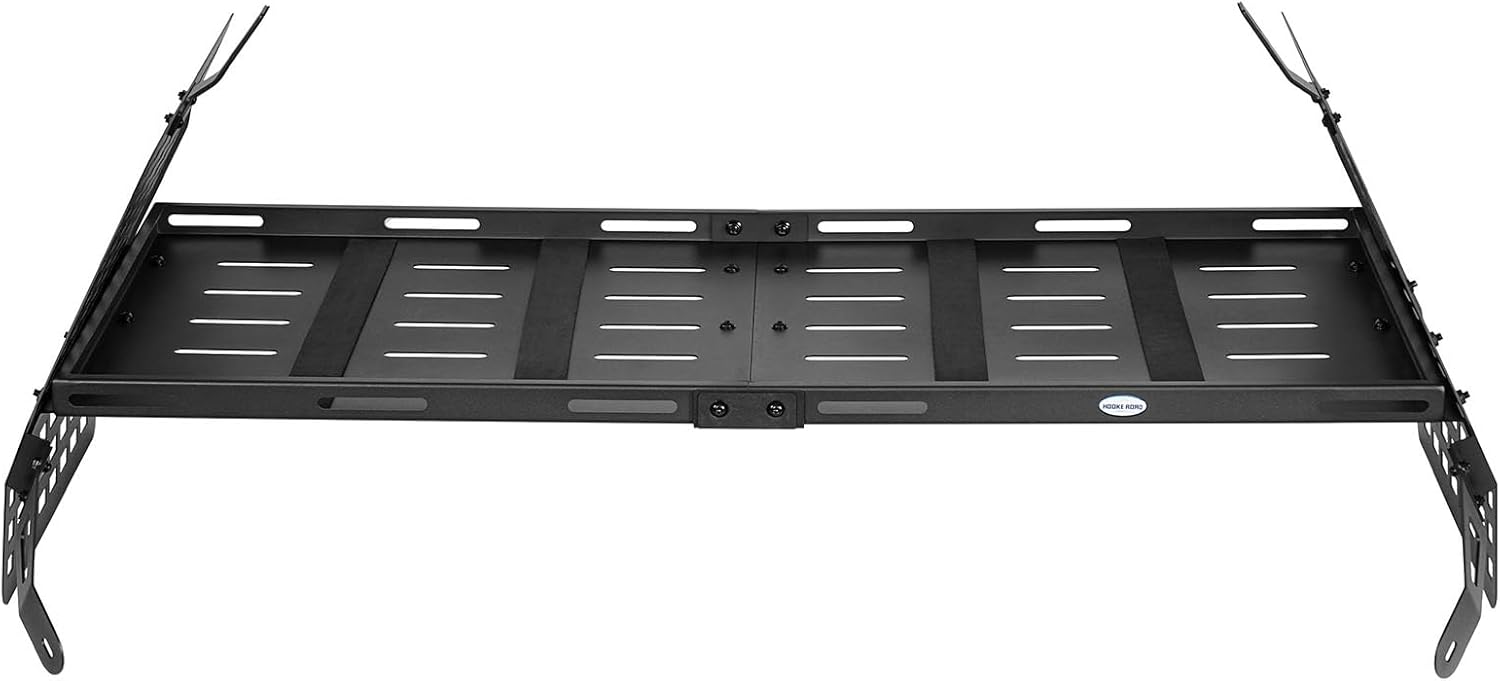 u-Box 4Runner Rear Trunk Cargo Rack + Window Molle Panel Kit Interior Storage Basket for 2010-2024 Toyota 4Runner 5-Seater & 7-Seater - Lightweight Steel Tray Organizer