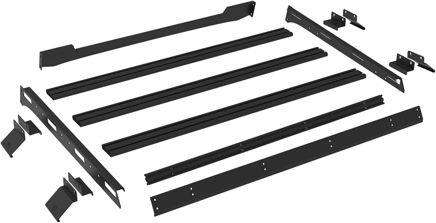 Half Short Roof Rack Rear Cargo Basket Crossbar for 2021 2022 2023 2024 Ford Bronco 4 Door Hardtop (Exclude Bronco Sport)