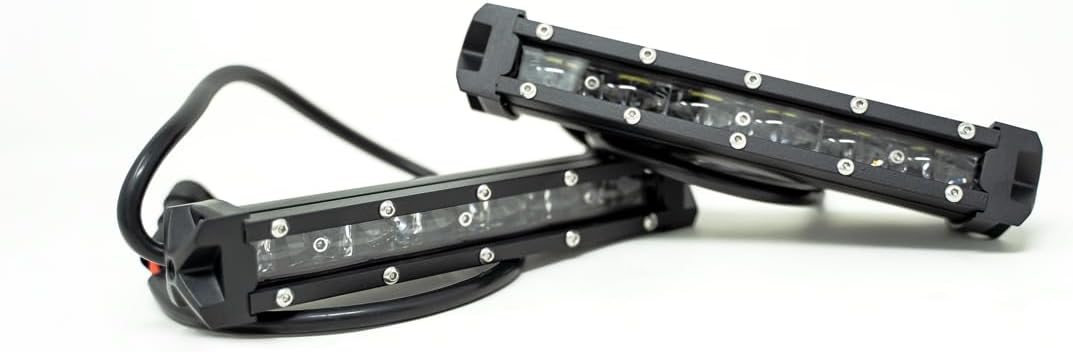 Cali Raised LED Fog Light Replacement Kit for 2025+ 4Runner, 2024+ Tacoma and 2022+ Tundra (Amber)