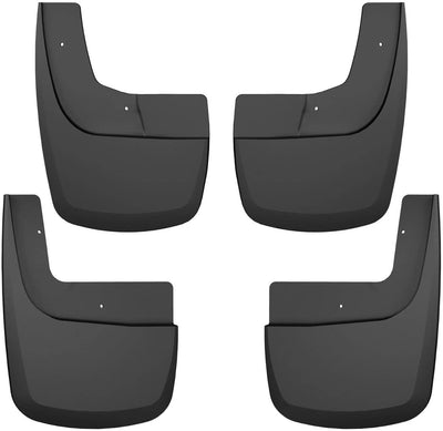 4 pcs Black Front & Rear Mud Guards Fits 2021-2024 Ford F-150 Raptor Super Crew Cab