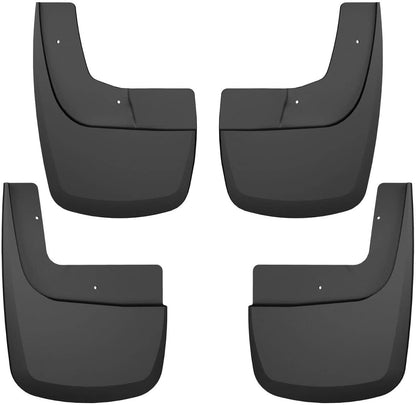 Husky Liners — Front & Rear Mud Guards | Fits 2021-2024 Ford F-150 Raptor Super Crew Cab, Black, 4 pcs. | 58536