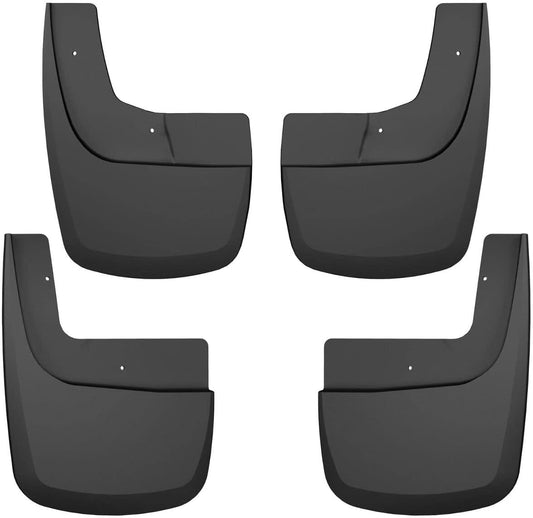 Husky Liners — Front & Rear Mud Guards | Fits 2021-2024 Ford F-150 Raptor Super Crew Cab, Black, 4 pcs. | 58536