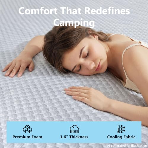 No Inflation Car Mattress for Toyota Land Cruiser for Camping & Road Trips