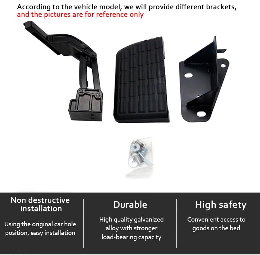 Retractable Rear Bumper Bed Step Compatible with Ford Ranger 2023-2026