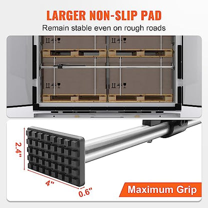 Cargo Bar, Truck Bed Bar Adjustable from 40" to 73", Heavy-Duty Steel Cargo Stabilizer Bar with 220 lbs Capacity, Truck Load Bar Stop Sliding for Pickup Truck Bed, SUV, Minitruck - OMOTOR