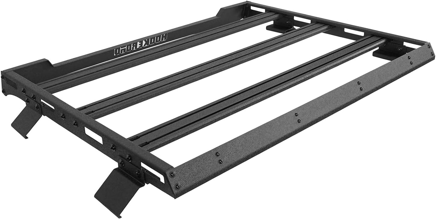 Half Short Roof Rack Rear Cargo Basket Crossbar for 2021 2022 2023 2024 Ford Bronco 4 Door Hardtop (Exclude Bronco Sport)