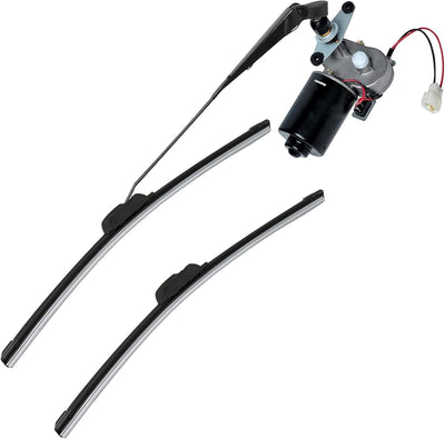 UTV Electric Windshield Wiper Kit Compatible with Polaris Ranger RZR Can Am Kawasaki Honda Pioneer