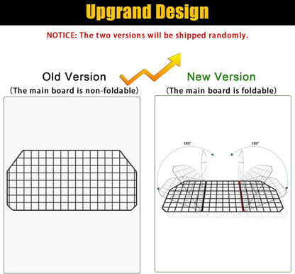 Adjustable Steel Mesh Dog Car Barrier for SUVs and Trucks