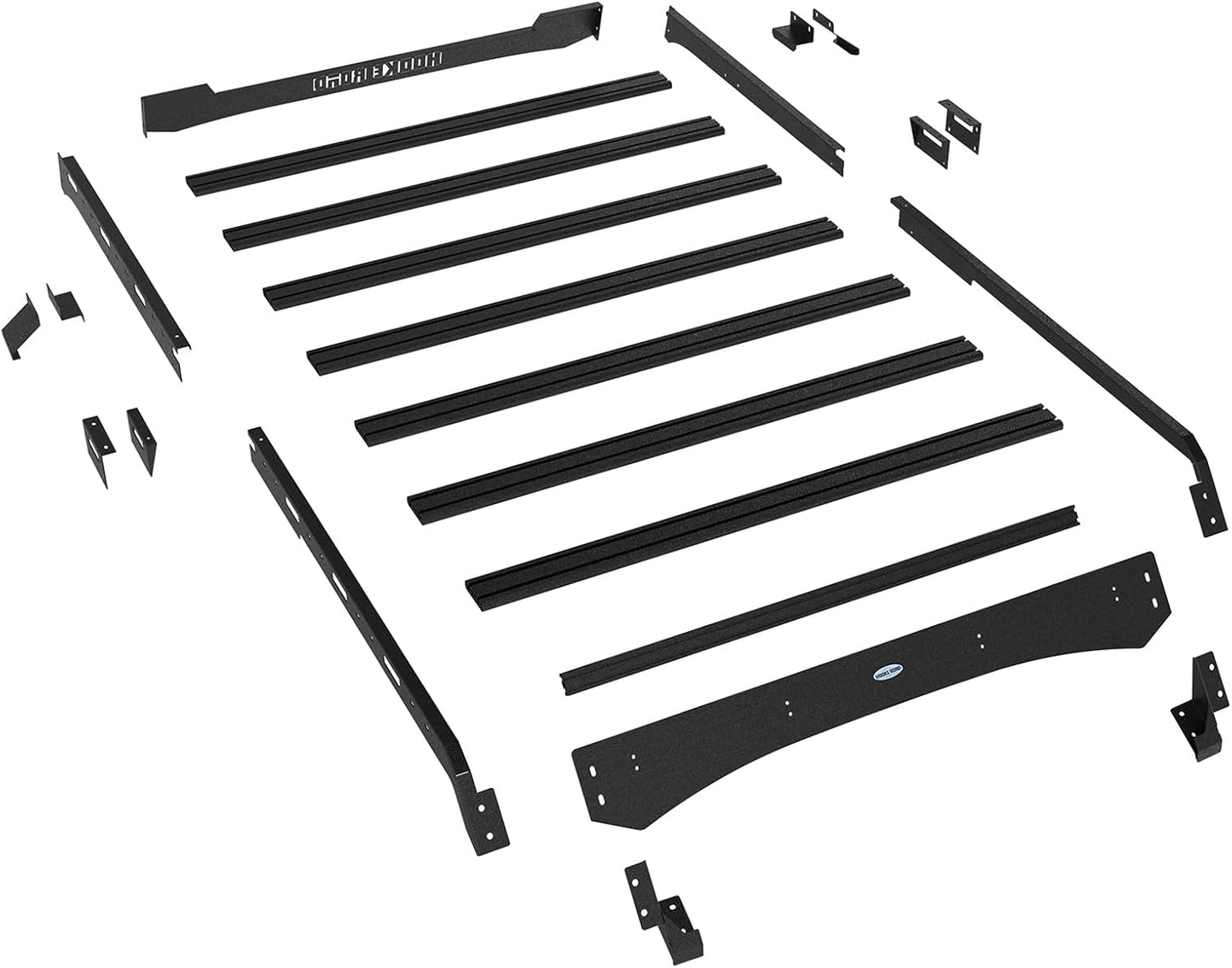 Roof Rack Full Length Cargo Carrier Basket Cross Bars for Ford Bronco 2-Door Hardtop  2021-2026  (Exclude Bronco Sport)