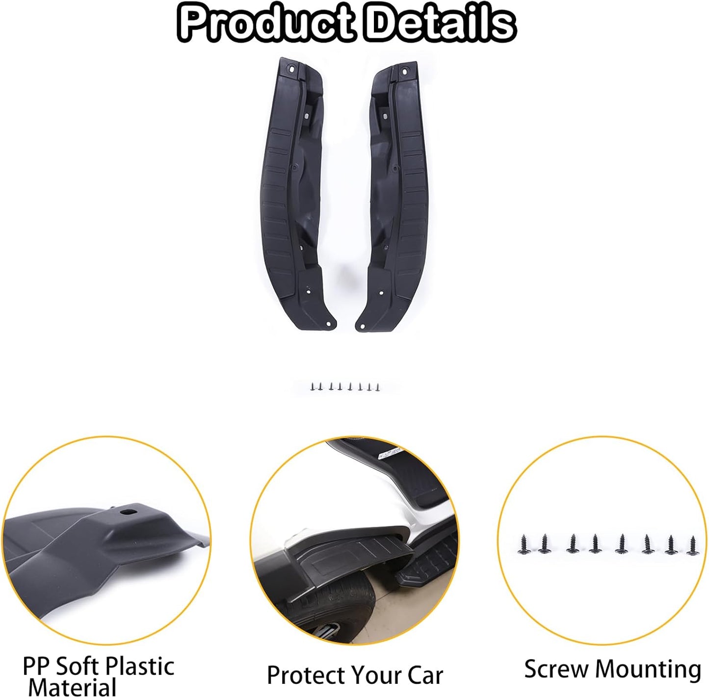 Fender Flares Compatible with Toyota Land Cruiser Prado 250 J250 LC250 2024 - 2026 (Not Suitable for Low Configuration)