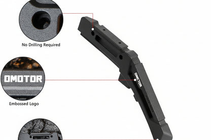 Aluminum Limb Riser Engine Hood Trail Sights Compatible with 2021 - 2026 Ford Bronco