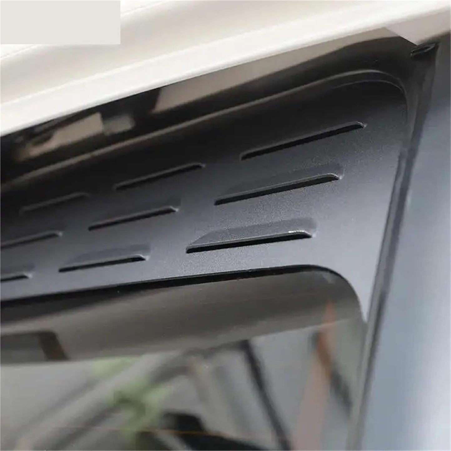 JeCar Aluminum Rear Door Vent Louver Cover Compatible with 4Runner 2010 Up Trunk Exhaust Opening Air Outlet Panel Car Exterior Accessories