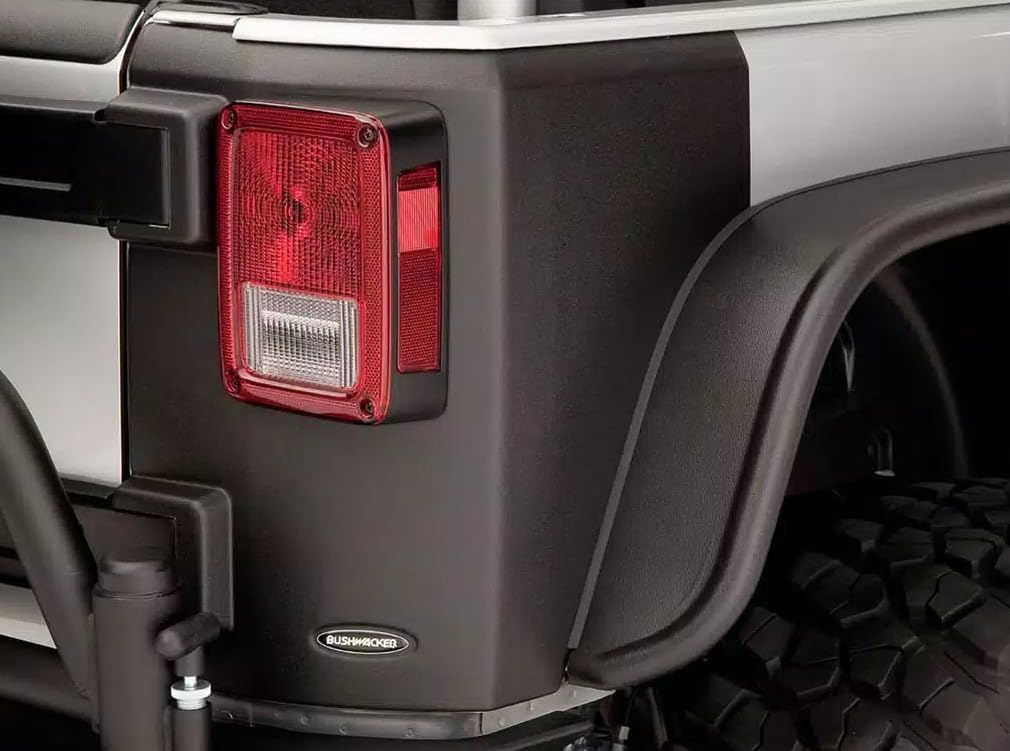 Bushwacker - Trail Armor, Rear Rear Corner Covers | Fits 2021 - 2025 Ford Bronco 2 & 4-Door, Black | 2-Pcs. 14124