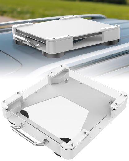 Starlink Mini Magnetic Roof Car Mount, Aluminum Frame Protective for RV,Camper Van, SUV, Boat