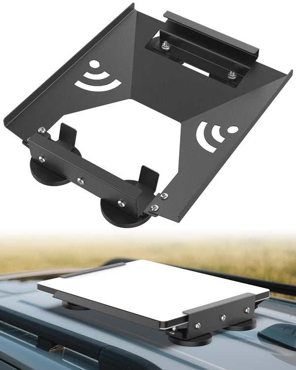 Starlink Mini Magnetic Roof Car Mount, Aluminum Frame Protective — OMOTOR