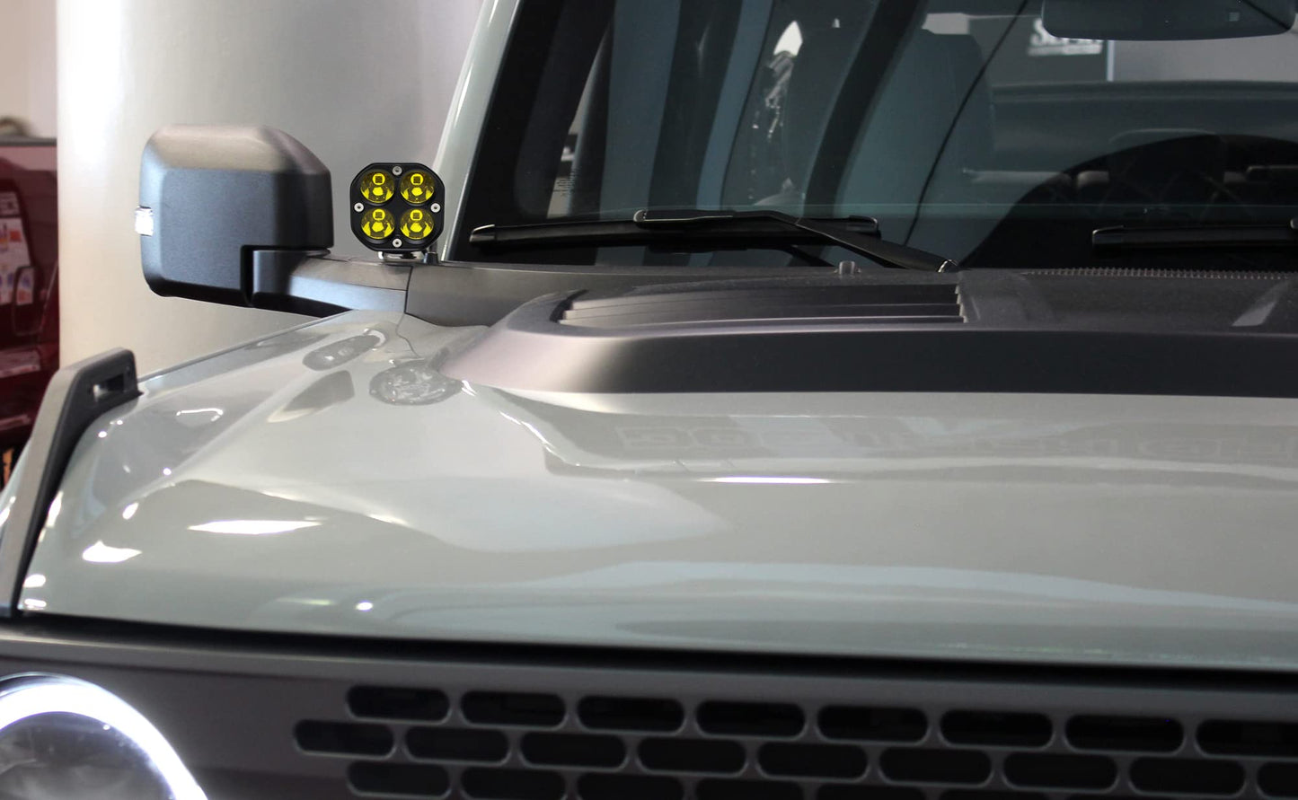 Clear Lens 20W High Power LED A-Pillar Lighting Kit Compatible with 2021-2026 Ford Bronco