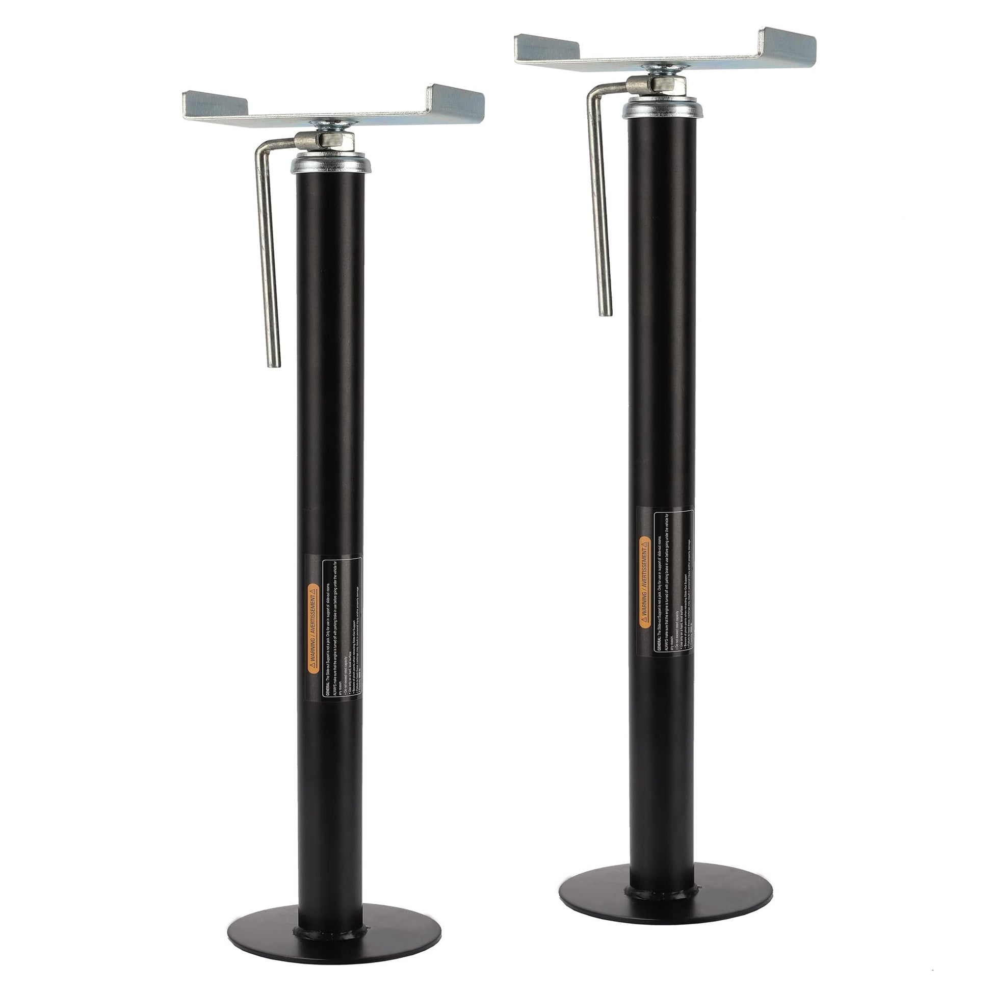 RV Slide Out Support Trailer Stabilizer Jacks, RV Camper Accessories for Travel Trailers - 15" to 26" - 5000 Lbs Each - Pack of 2