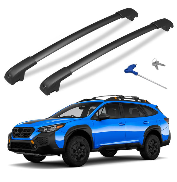300lbs Lockable Roof Rack Cross Bars for Subaru Outback Wilderness — OMOTOR