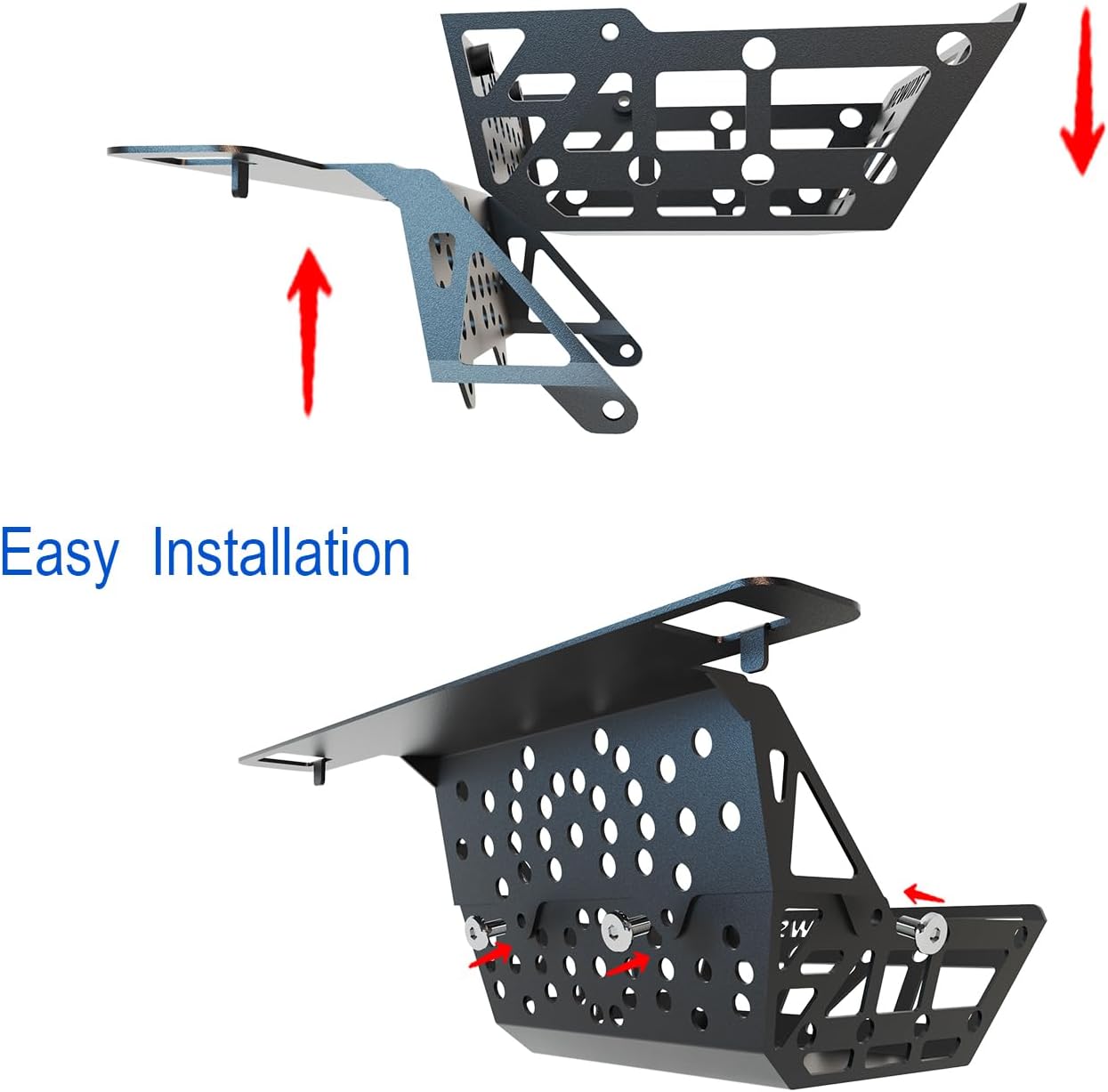 Tactical Organizer for Ford Bronco Accessories 2025 2021-2024, Overhead Organizer Storage Panel, Premium Manganese Steel Car Roof Control Panel Storage Basket Auto Accessories