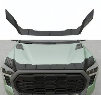 Hood Protector Compatible with 2022-2025 Toyota Tundra 2023-2025 Toyota Sequoia Hood Shield TPE Hood Deflector Hood Guard for 2023 2024 Tundra 2024 Sequoia Accessories