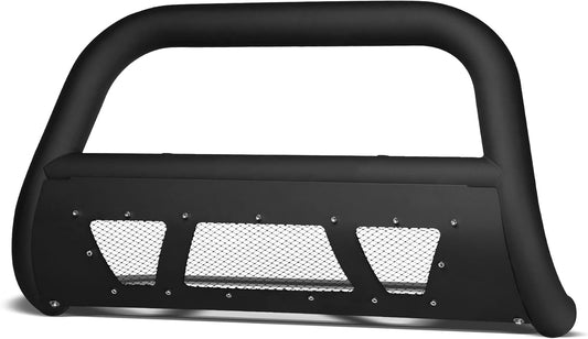 Armordillo USA 7168763 Mesh Bull Bar Bumper Guard - Matte Black Fits 2004-2022 Ford F150 / 2003-2017 Expedition