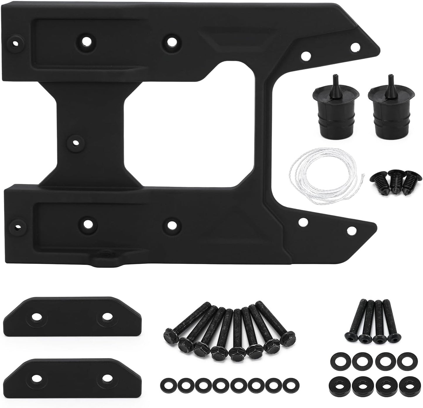 Oversized Spare Tire Tailgate Reinforcement Kit for 18-26 Jeep Wrangler JL 82215356AB 82215356AC