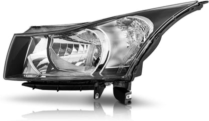 Headlight Assembly for 2011-2015 Chevy Cruze - Fits Diesel & L Models, Headlamp Replacement (Left & Right) - OMOTOR