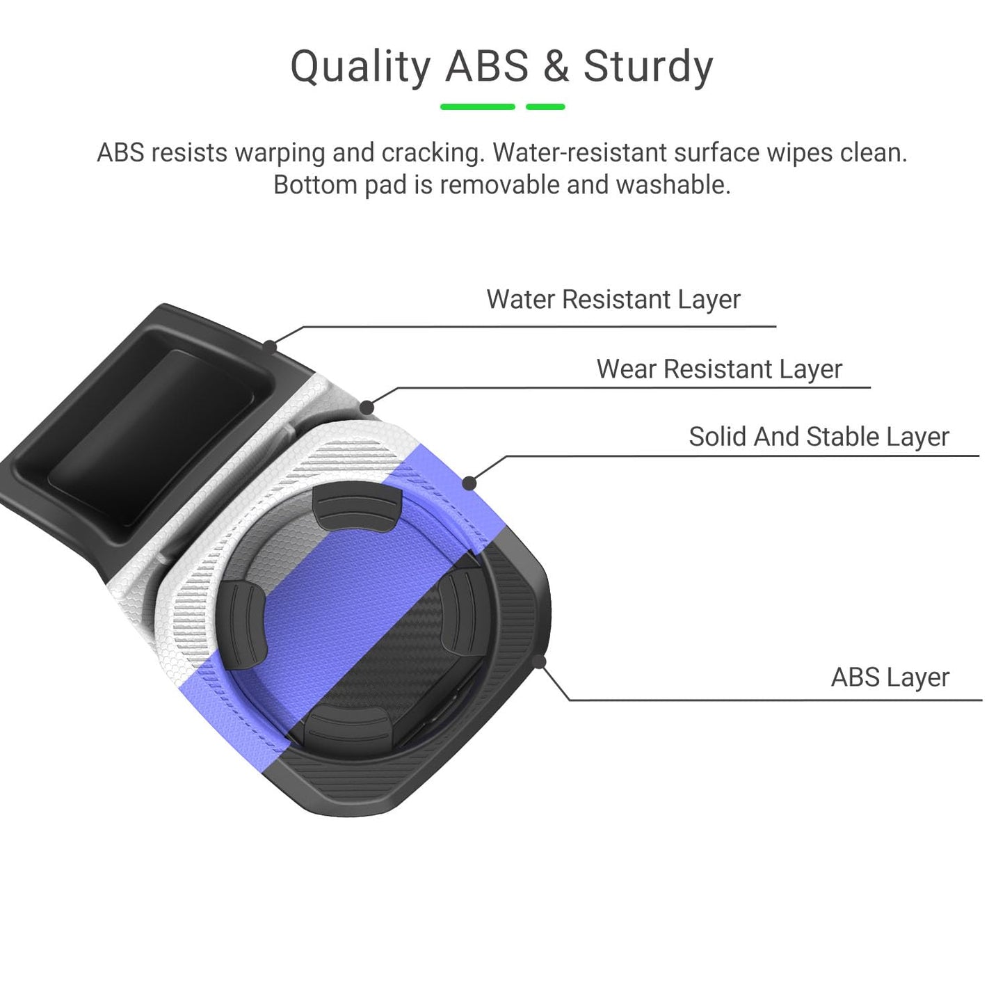 Car Air Vent Drink Holder, Driver Side Mount For Toyota Tacoma2024-2026 4Runner 2025-2026