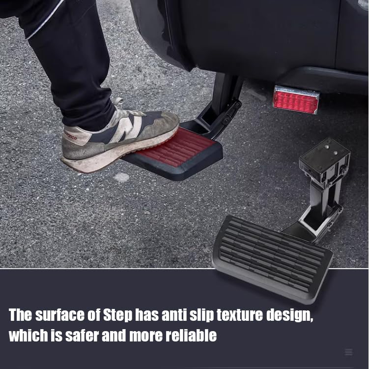 Retractable Rear Bumper Bed Step Compatible with Ford Ranger 2023-2026