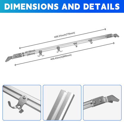 Heavy-Duty Car Clothes Hanging Rod for Toyota 4Runner 2010-2024
