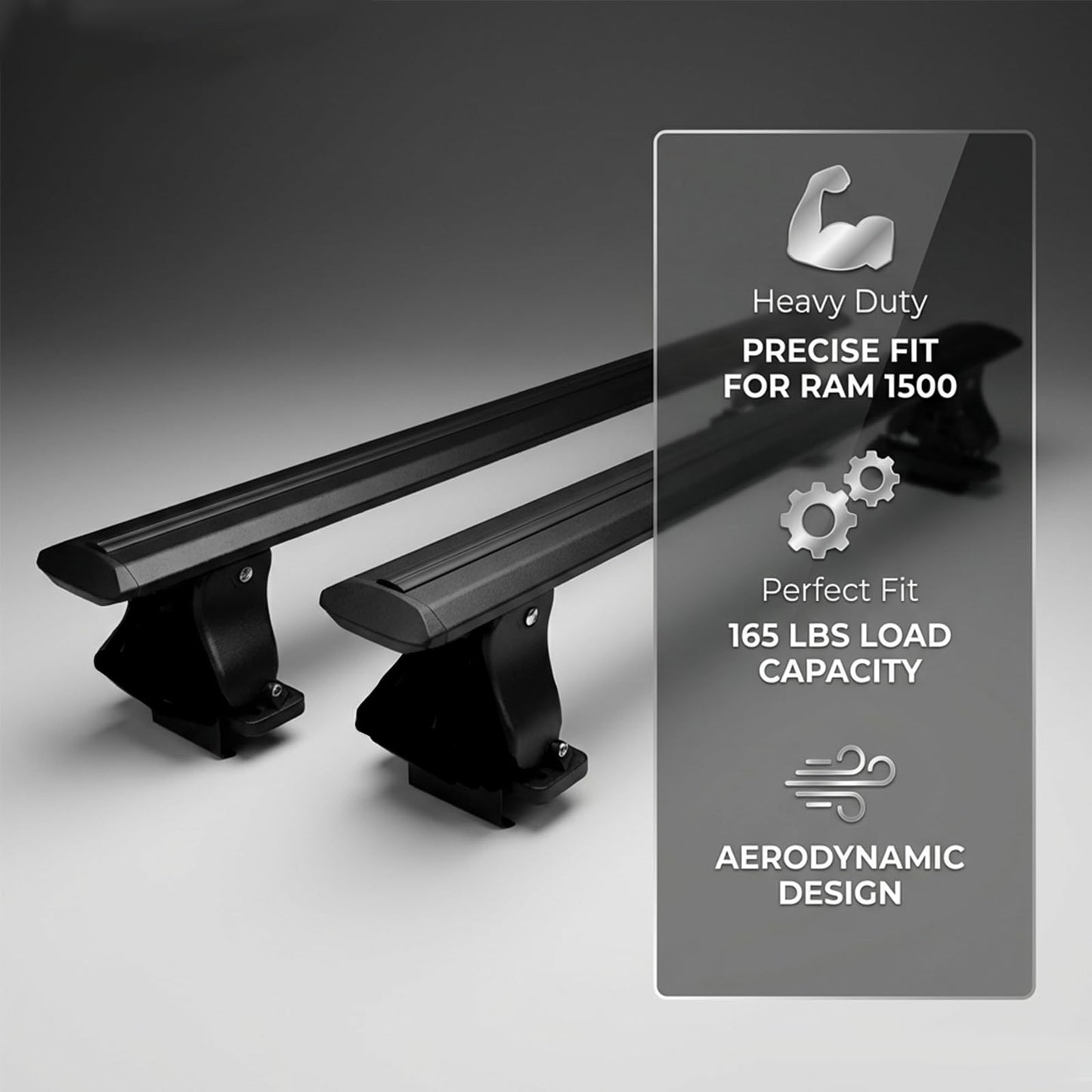 Lockable Roof Rack Crossbars for Ford Ranger 2019-2025