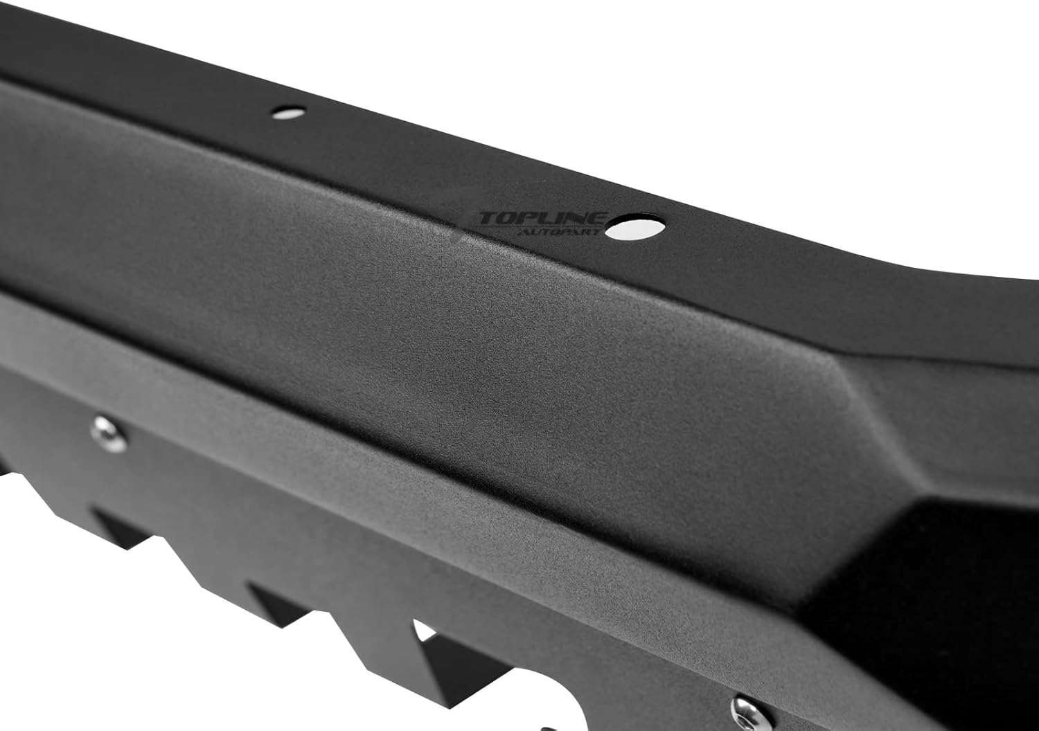 7422439249240 Compatible With 2019-2023 Ford Ranger Matte Black AVT Style Angular Bull Bar Guard with Skid Plate