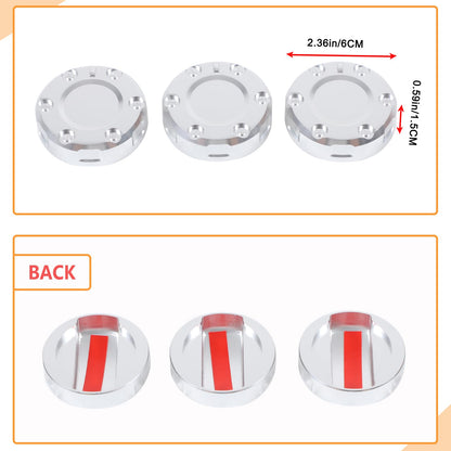 Center Console Air Conditioner Switch Button Knob Trim Cover Compatible with Toyota FJ Cruiser 2007-2021