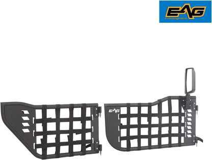 Matrix Trail Tubular Door with Side View Mirror Fit for 07-18 Wrangler JK 4 Door Only