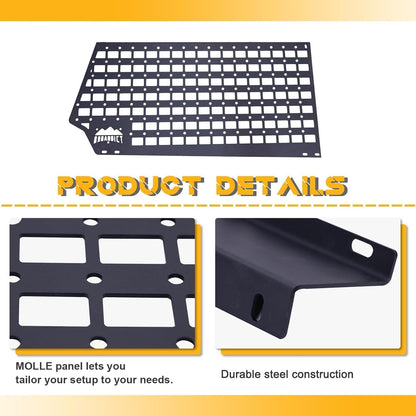 Rear Window Interior Shelf Storage Molle Panel Fit for Ford Bronco (Hard Top) 4 Door 2021 - 2026