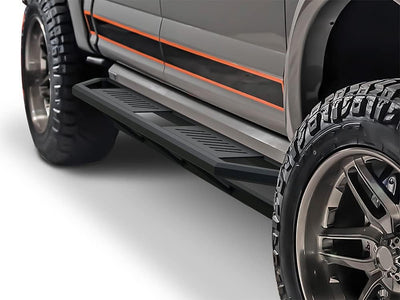Stainless Steel Side Steps Armor Compatible with Ford F150 2015-2025 SuperCrew Cab & F150 Lightning 2022-2025 & F-250 F-350 Super Duty 2017-2025 Crew Cab