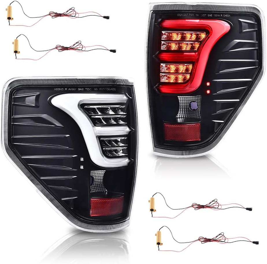 Tail Light Assembly Compatible with Ford F150 2009-2014