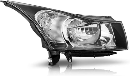 Headlight Assembly for 2011-2015 Chevy Cruze - Fits Diesel & L Models, Headlamp Replacement (Left & Right) - OMOTOR