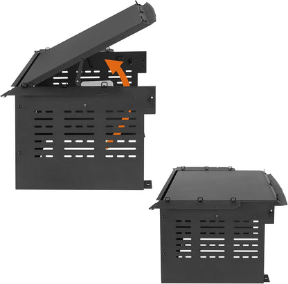 u-Box Bronco Rear Cargo Rack Trunk Security Deck Enclosure Luggage Storage for 2021 2022 2023 2024 2025 Ford Bronco 4-Door Hardtop (Exclude Bronco Sport & Rapot)
