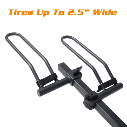 Foldable 4-Bike Rack for Cars, SUVs, RVs with 2" Hitch Receiver