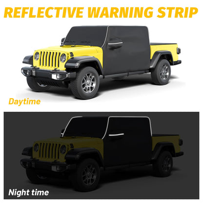 Resistant Black Cab Cover for Jeep Gladiator JT 2020-2024 4 Door