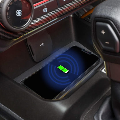 IAG I-Line Wireless Phone Charging Pad for Ford Bronco 2021+ w/LUX Package (Front Center Console)