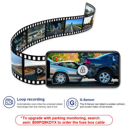 4K Dash Cam Suitable for Toyota RAV4 2022-2025 (Model B/with Vent Hole on Cover)