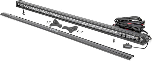 Rough Country 40" LED Light Bar Roof Rack Mount for Ford Bronco Sport (2021-2025) - 200W, 16,000 Lumen CREE LED, Spot Focus Beam