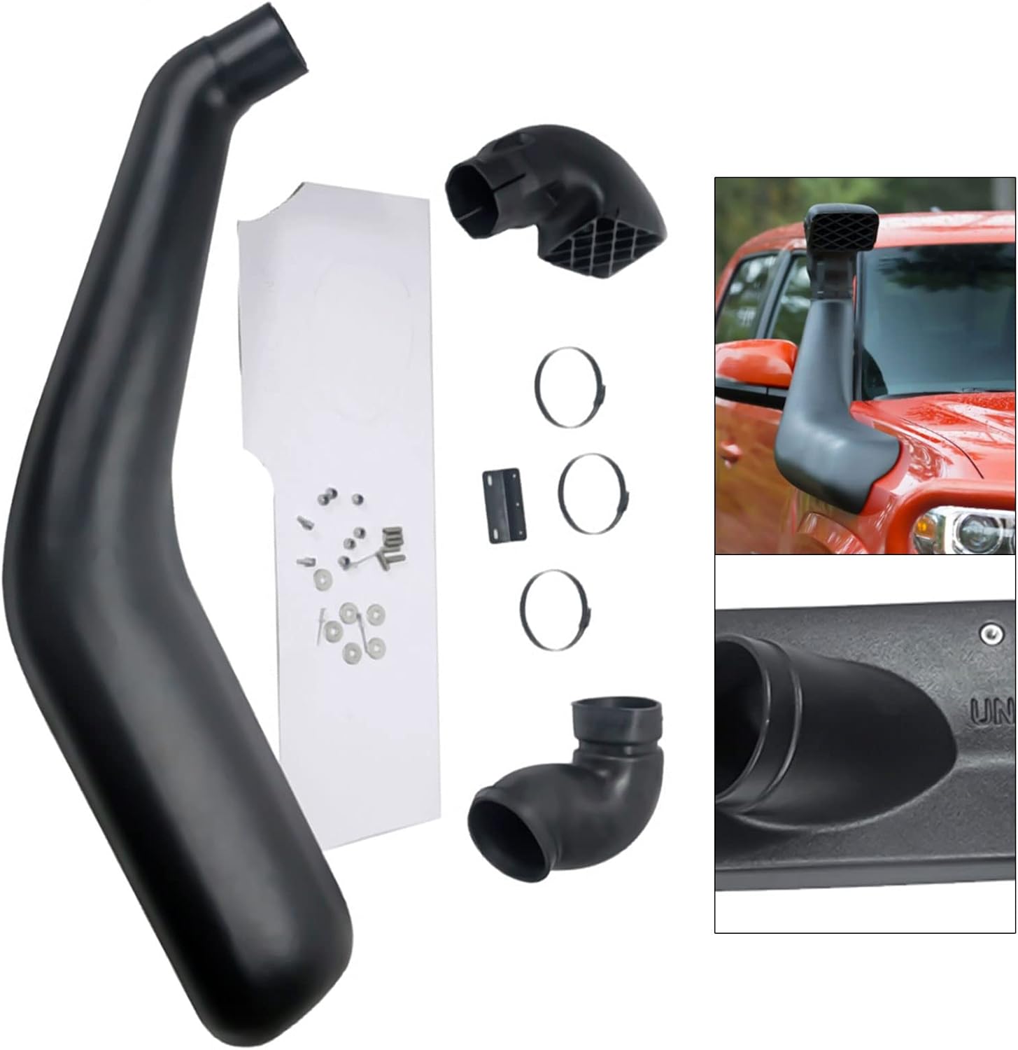 Front Right Snorkel Kit For For 2016-2021 Toyota Tacoma with 3.5L V6 Engine Model(Only) 2GR-FKS,Ideal For Protecting Your Engine From Dust, Water While Traveling（Right） (2016-2021)