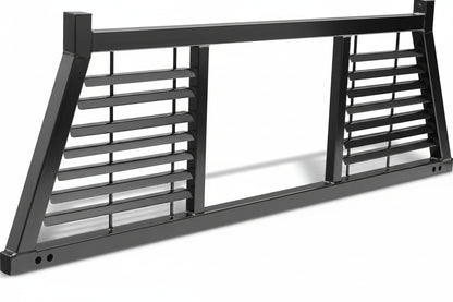 Half Louvered Rack Frame Only For 2001-2025 Chevrolet/GMC Silverado/Sierra 2500/3500HD; 2017-2025 Dodge RAM 1500/2500/3500; 2004-2025 Nissan Titan & Others