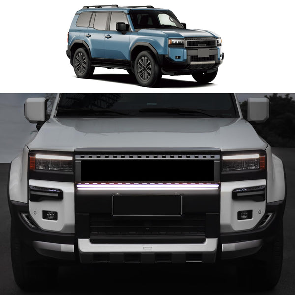 Front Grille Decorative Light Bar for 2024 - 2026 Toyota Land Cruiser 250 & 1958 Prado Lc250