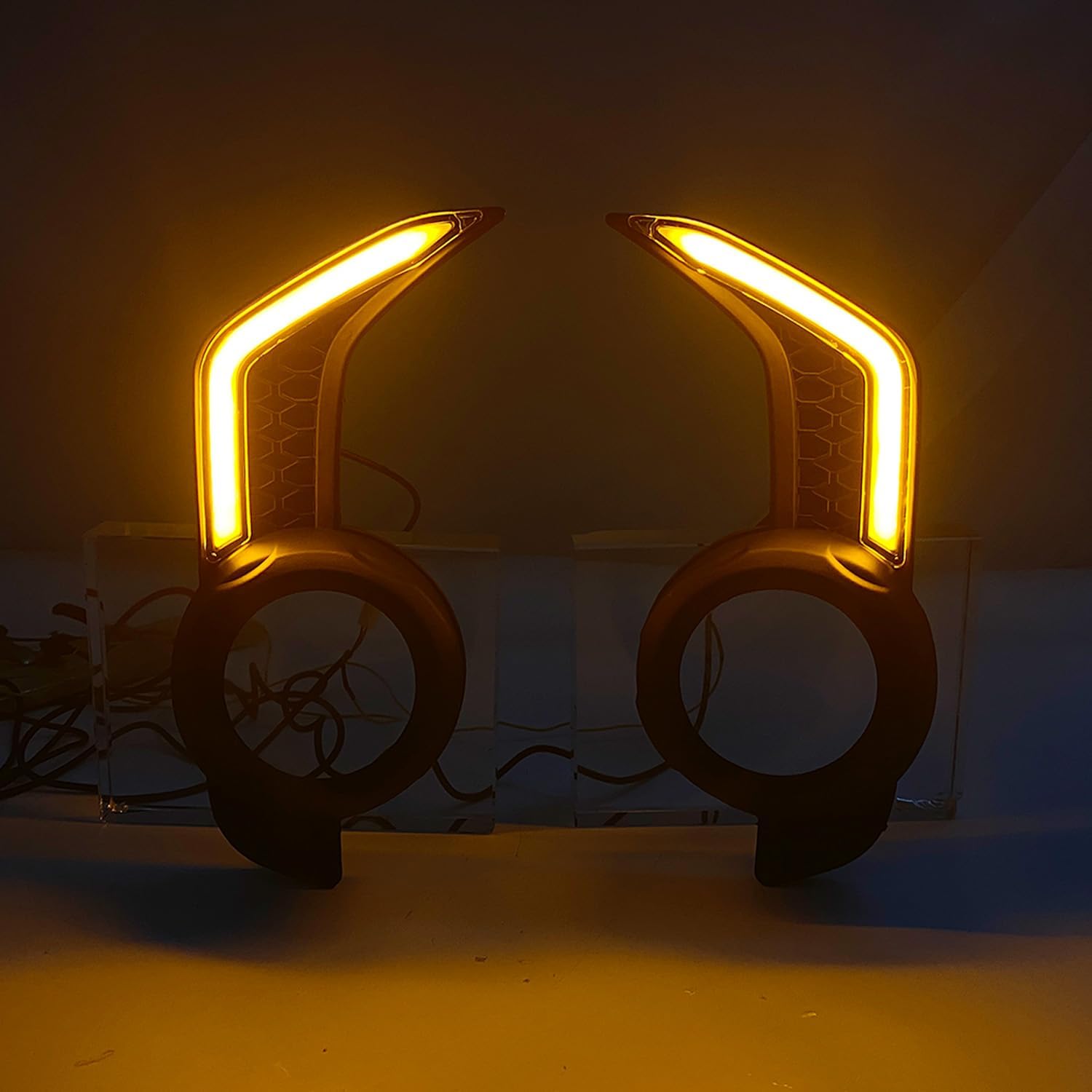 HIGH FLYING for Toyota 4Runner 2014-2024 Car Accessories LED Fog Light Day Lights DRL Daytime Running Lights 2PCS of A Kit, NOT Fit Limited (Amber Lighted Only)