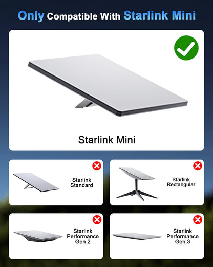 Starlink Mini Magnetic Roof Car Mount, Aluminum Frame Protective for RV,Camper Van, SUV, Boat